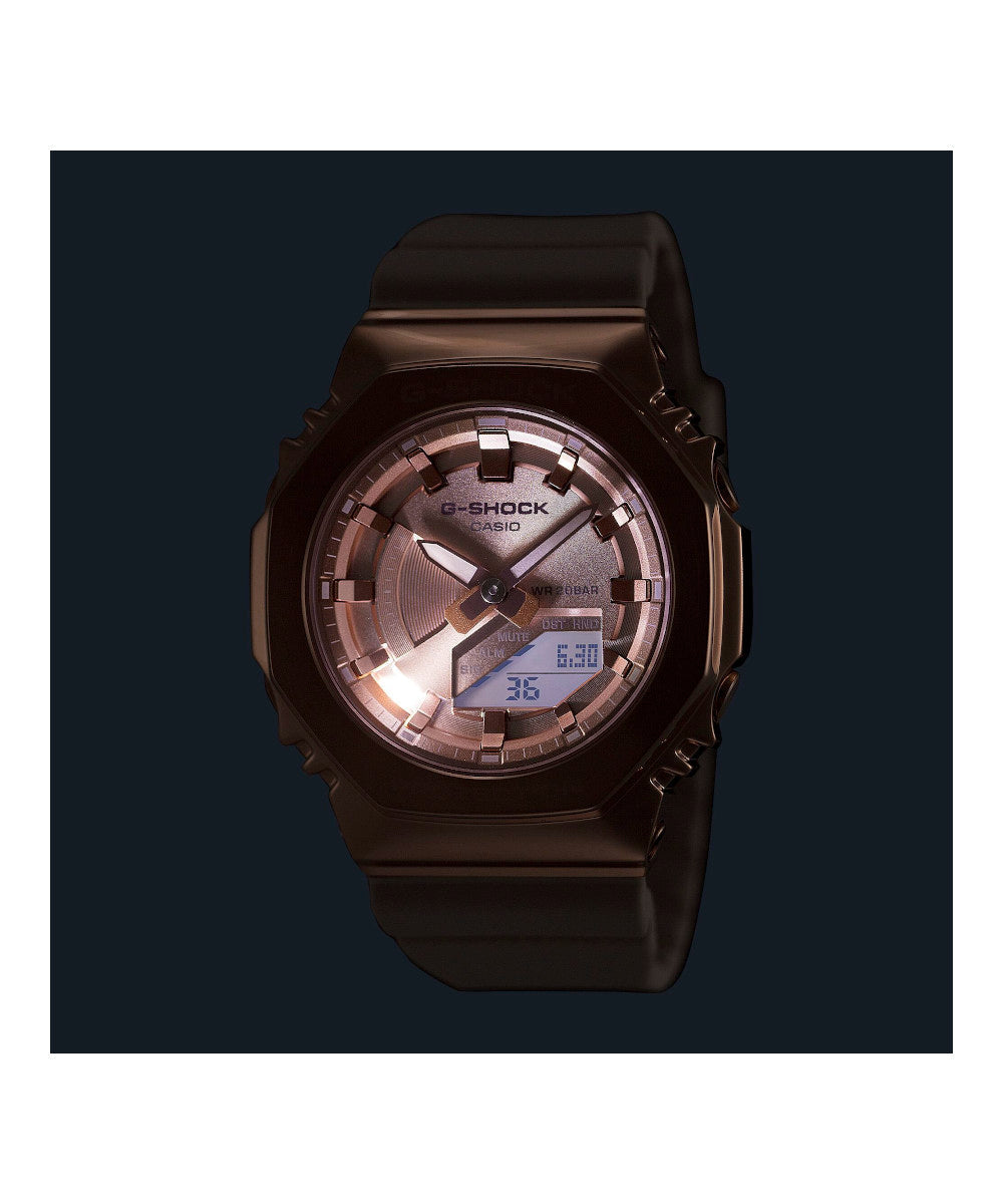 RELOJ PARA MUJER CASIO G-SHOCK  GM-S2100PG-4ADR -ROSADO