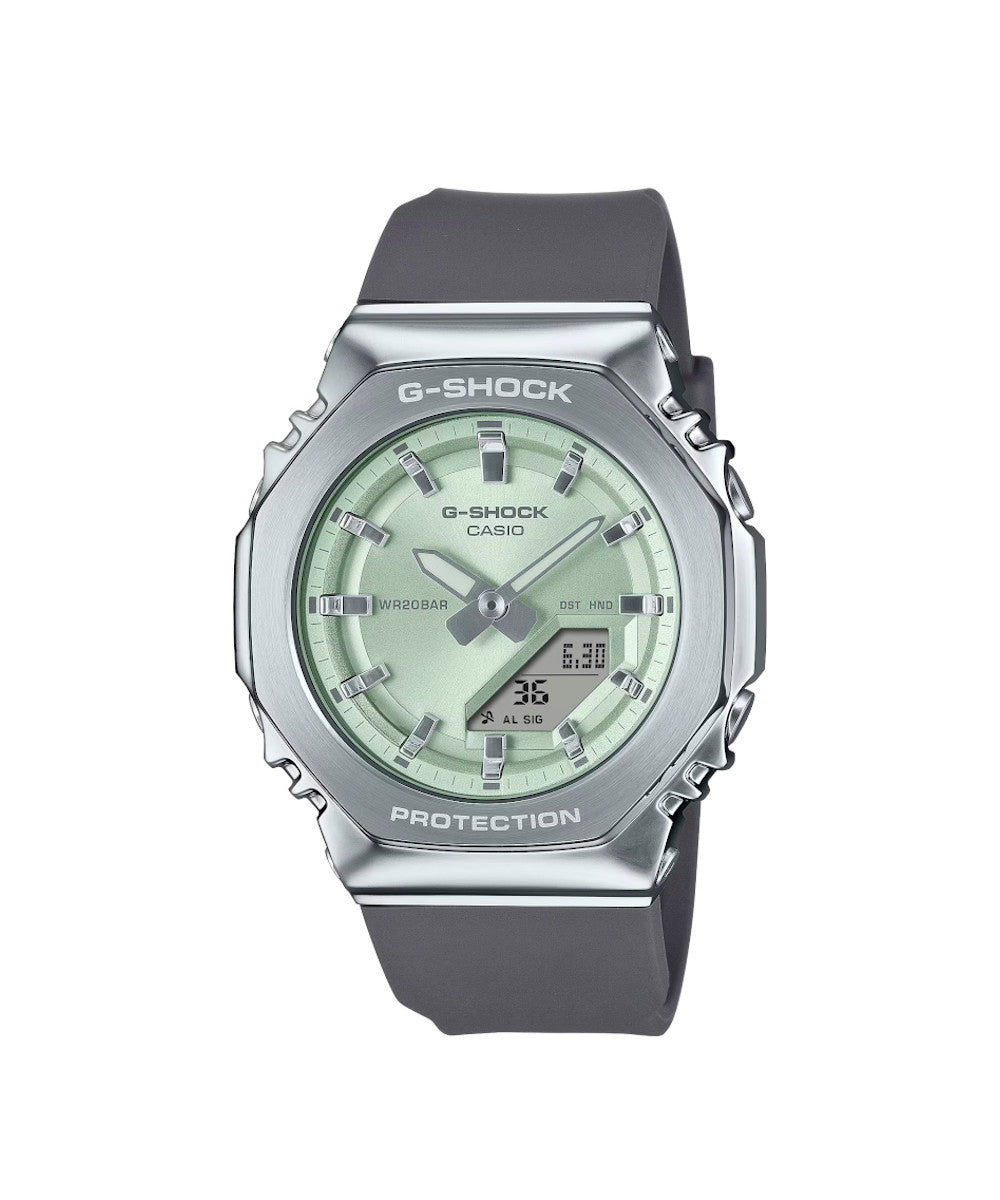 RELOJ PARA MUJER CASIO G-SHOCK  GM-S2110-3ADR -VERDE