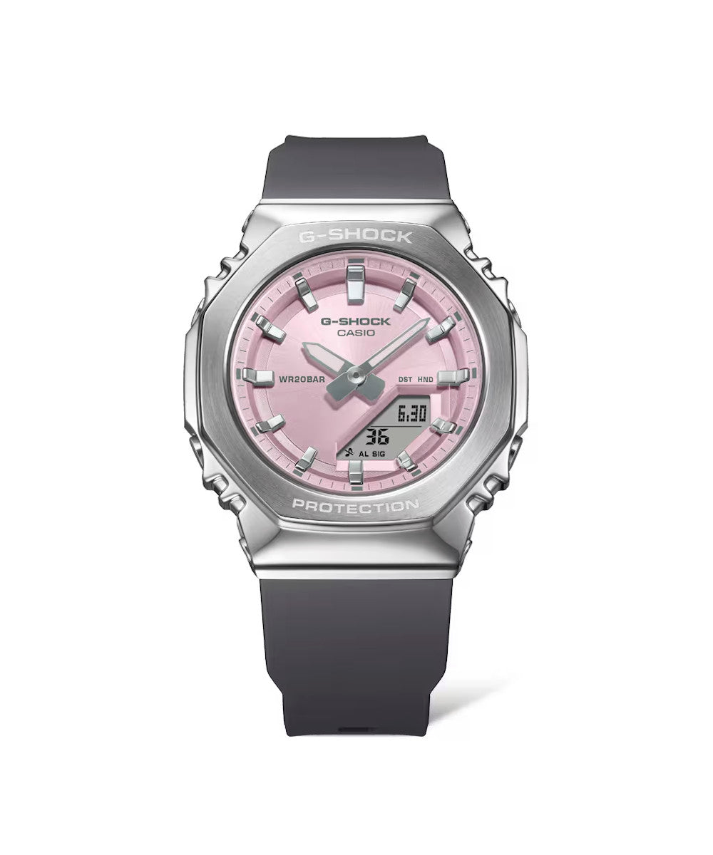RELOJ PARA MUJER CASIO G-SHOCK  GM-S2110-4ADR -ROSADO