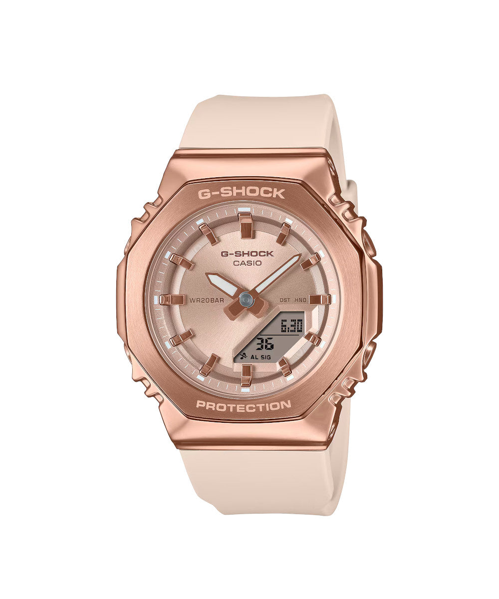 RELOJ PARA MUJER CASIO G-SHOCK  GM-S2110PG-4ADR -ROSADO