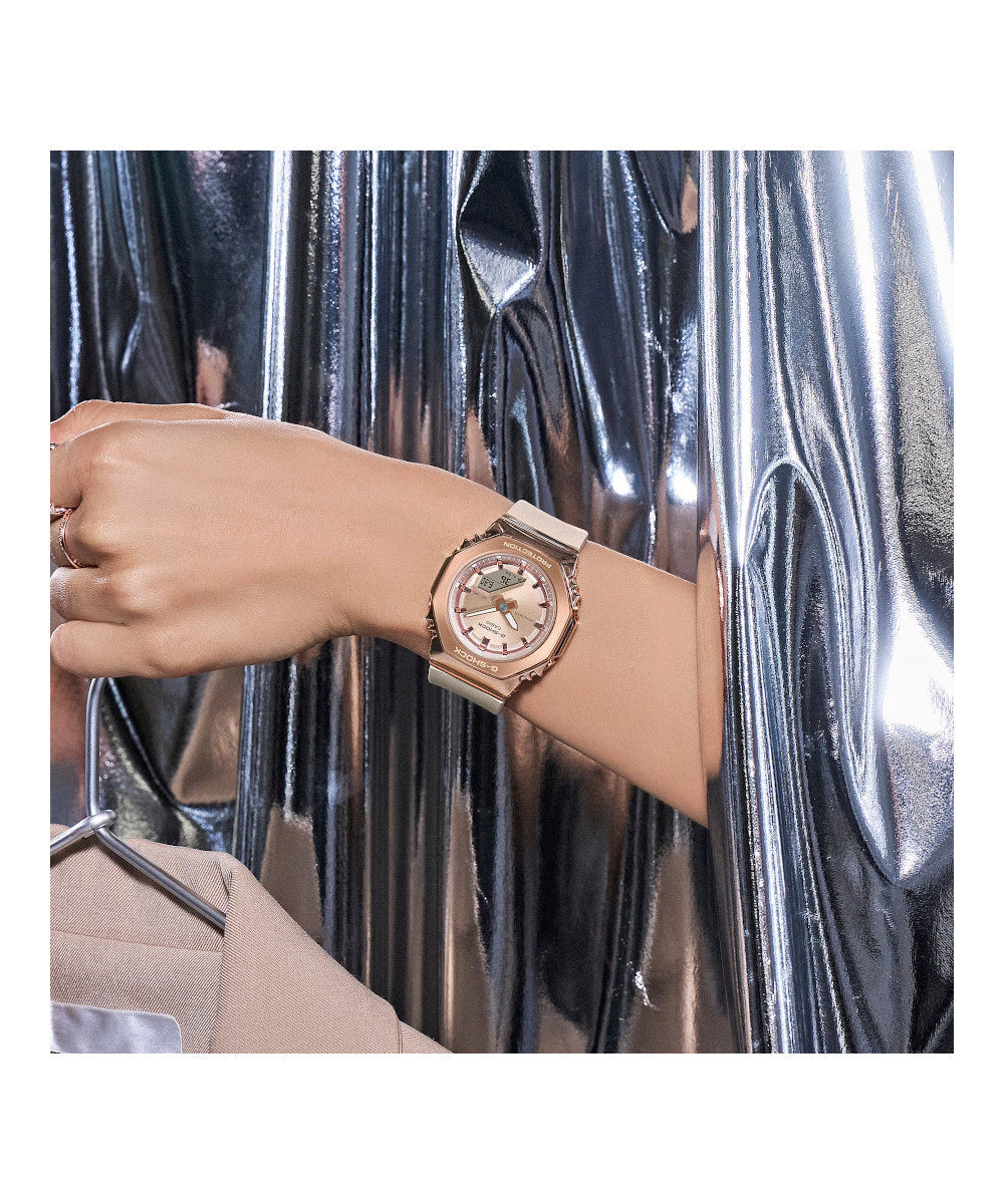 RELOJ PARA MUJER CASIO G-SHOCK  GM-S2110PG-4ADR -ROSADO