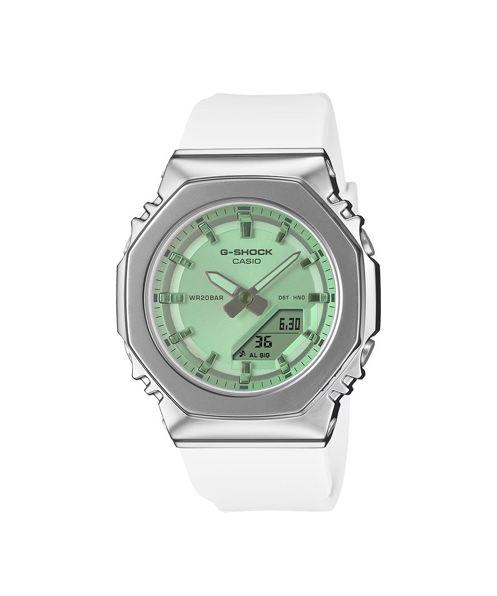 RELOJ PARA MUJER CASIO G-SHOCK GM-S2110SR-7ADR - BLANCO