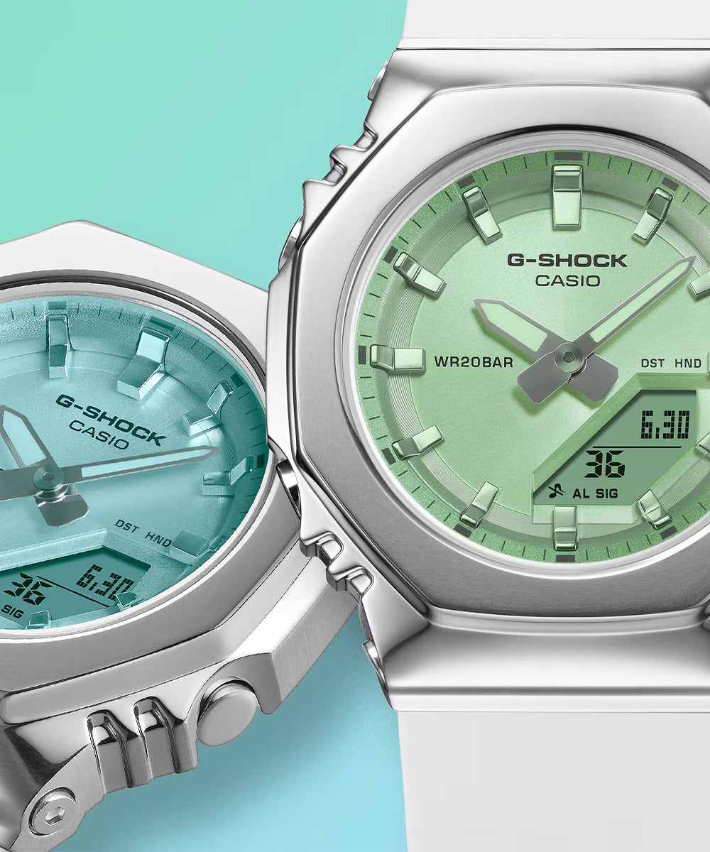 RELOJ PARA MUJER CASIO G-SHOCK GM-S2110SR-7ADR - BLANCO