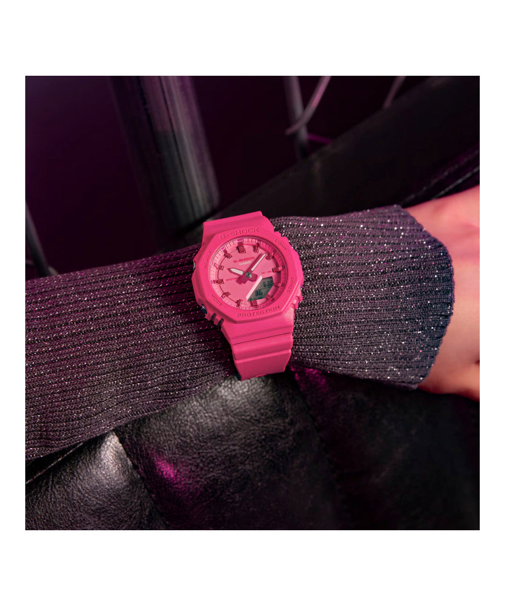 RELOJ PARA MUJER CASIO G-SHOCK  GMA-P2100PP-4ADR -ROSADO