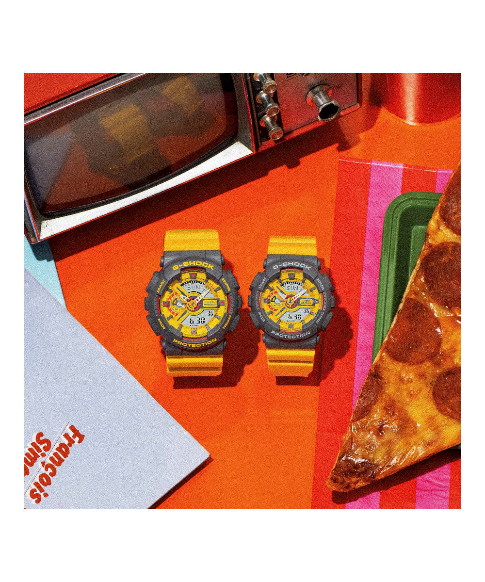 RELOJ PARA MUJER CASIO G-SHOCK  GMA-S110Y-9ADR -AMARILLO