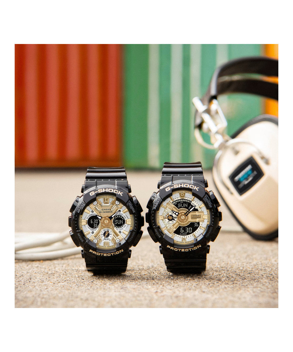 RELOJ PARA MUJER CASIO G-SHOCK  GMA-S120GB-1ADR -NEGRO