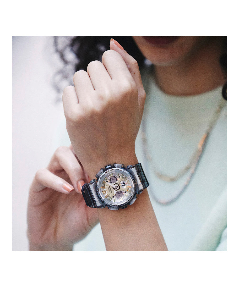 RELOJ PARA MUJER CASIO G-SHOCK  GMA-S120GS-8ADR -GRIS