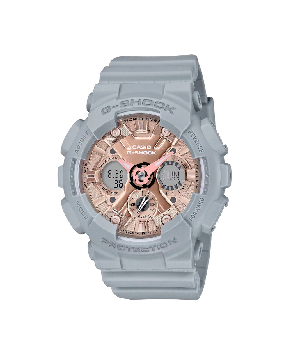 RELOJ PARA MUJER CASIO G-SHOCK  GMA-S120MF-8ADR -GRIS