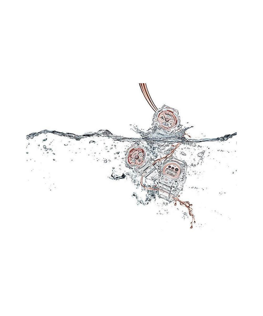 RELOJ PARA MUJER CASIO G-SHOCK  GMA-S120SR-7ADR -BLANCO