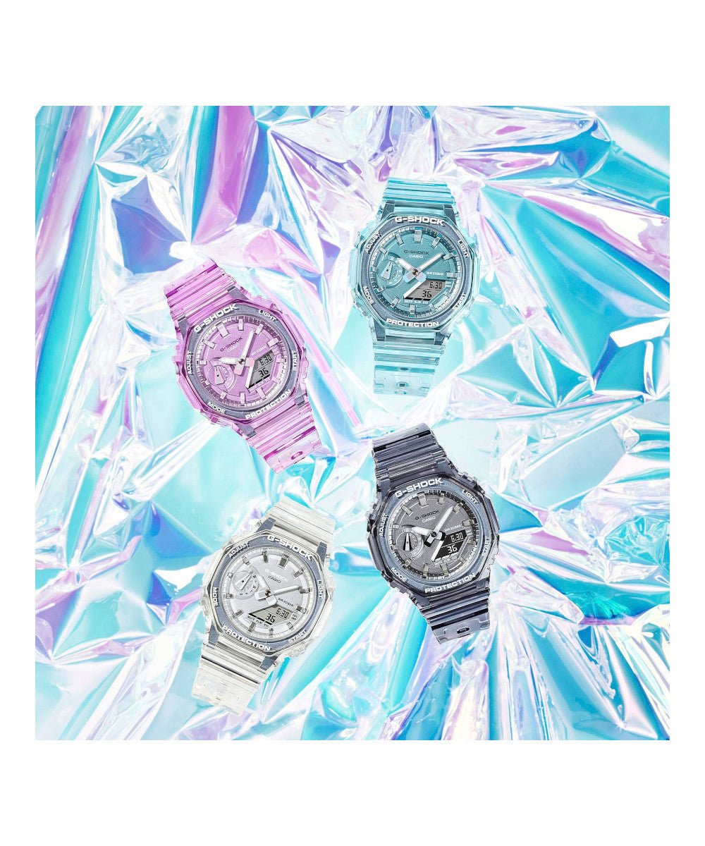 RELOJ PARA MUJER CASIO G-SHOCK  GMA-S2100SK-7ADR -BLANCO
