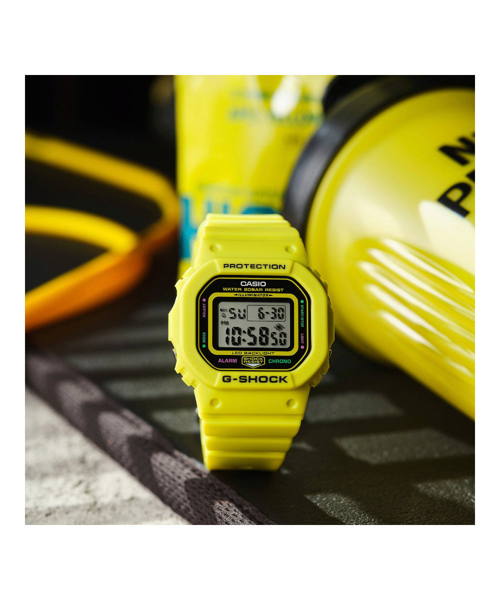 RELOJ PARA MUJER CASIO G-SHOCK  GMD-S5600EP-9DR -AMARILLO