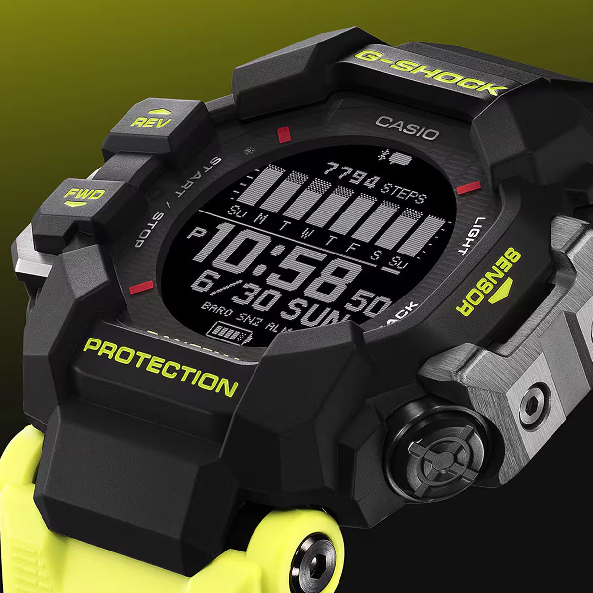 RELOJ DIGITAL PARA HOMBRE CASIO G-SHOCK GPR-H1000RY-1A9DR - NEGRO