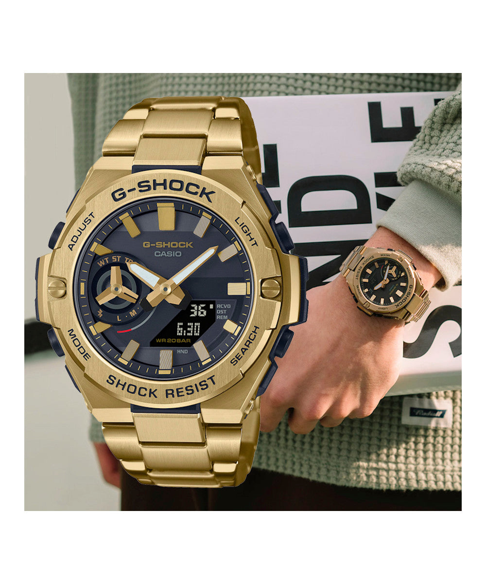 RELOJ CASIO G-SHOCK GST-B500GD-9ADR- DORADO