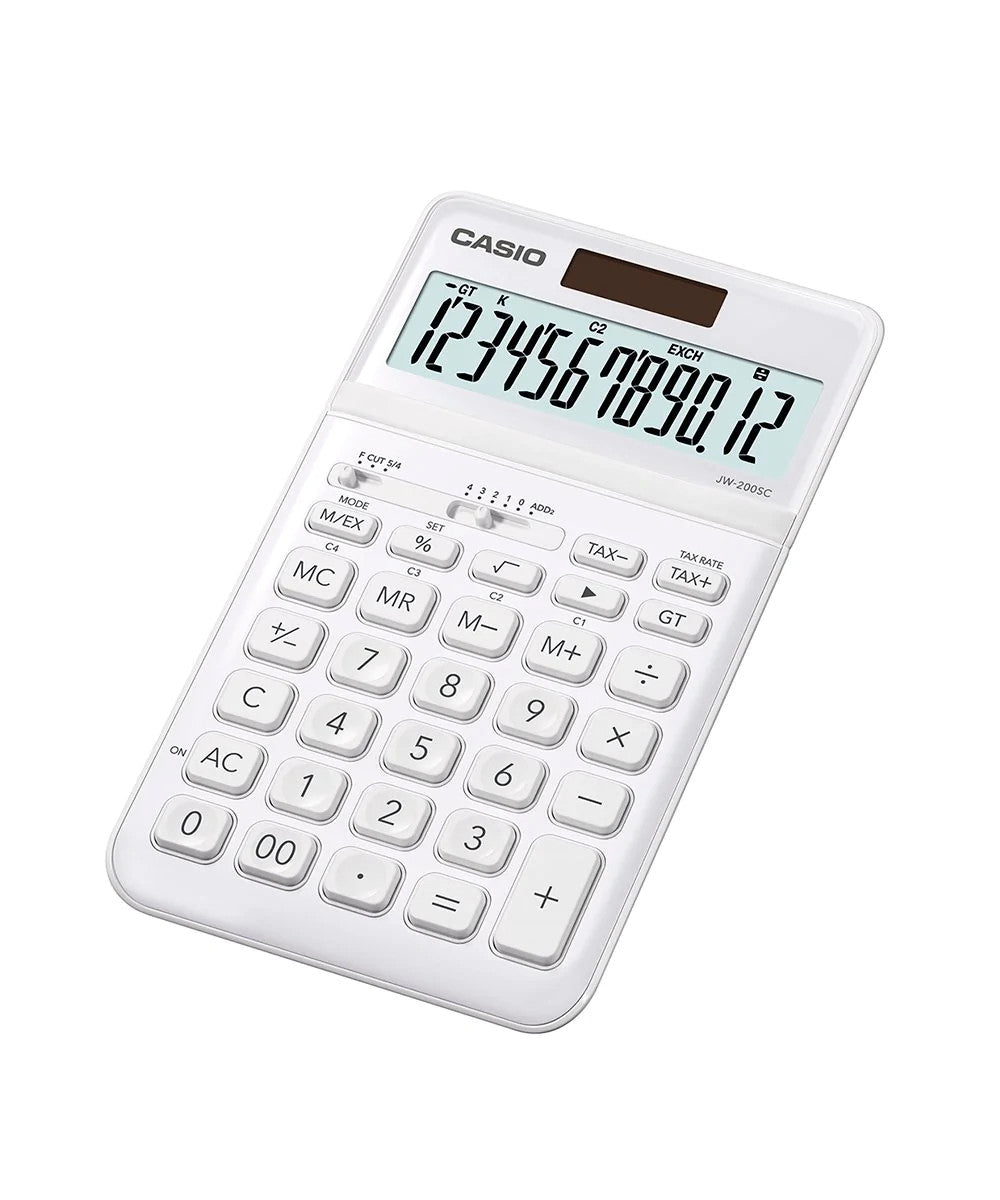 CALCULADORA CASIO JW-200SC-WE-N-DP