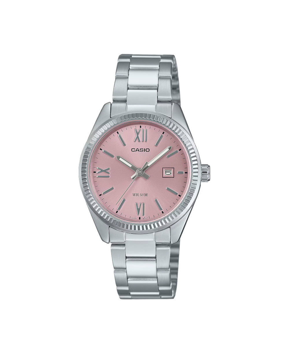 RELOJ PARA MUJER CASIO LTP-1302DD-4A1VDF -ROSADO