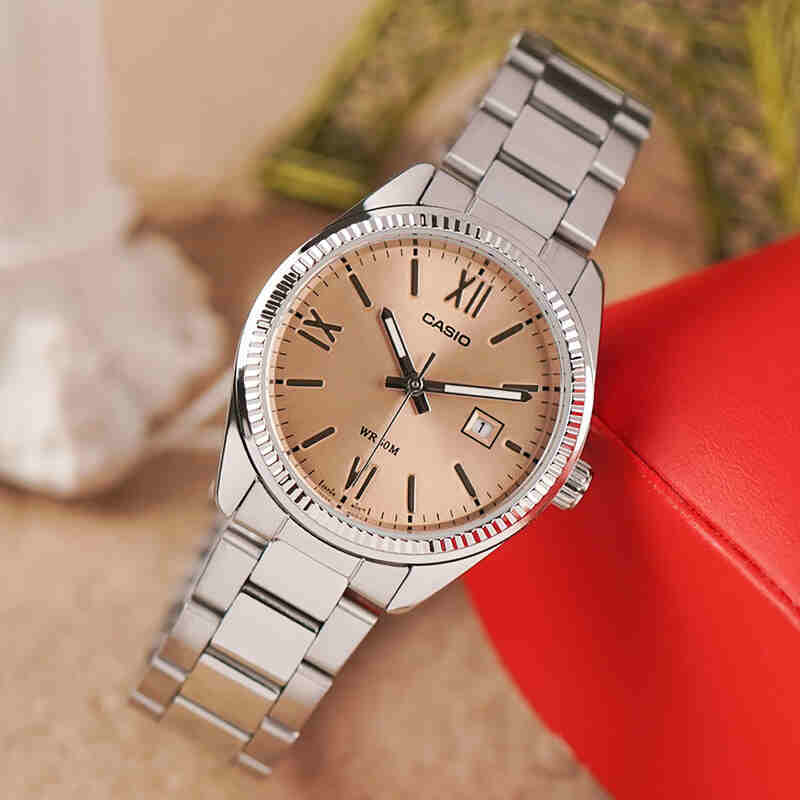 RELOJ PARA MUJER CASIO LTP-1302DD-4A2VDF -PLATEADO
