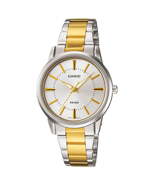 LTP-1303SG-7AVDF RELOJ PARA MUJER CASIO PARA MUJER - PLATEADO