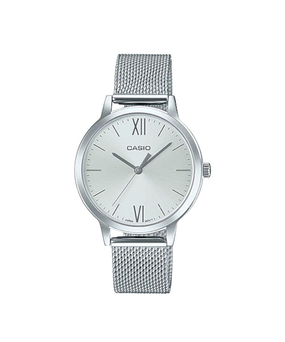 RELOJ PARA MUJER CASIO LTP-E157M-7ADF -BLANCO