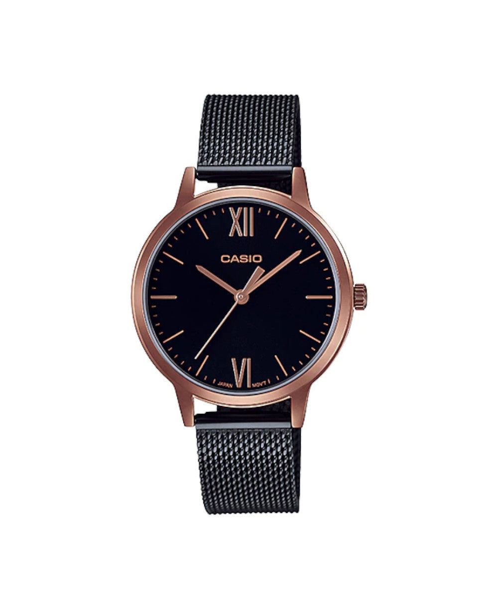 RELOJ PARA MUJER CASIO LTP-E157MRB-1BDF -NEGRO