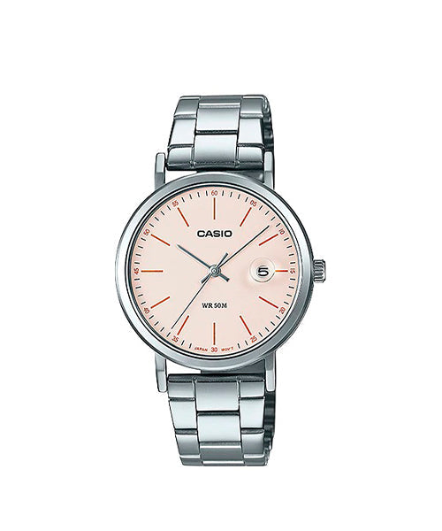 RELOJ PARA MUJER CASIO LTP-E175D-4EVDF -ROSADO
