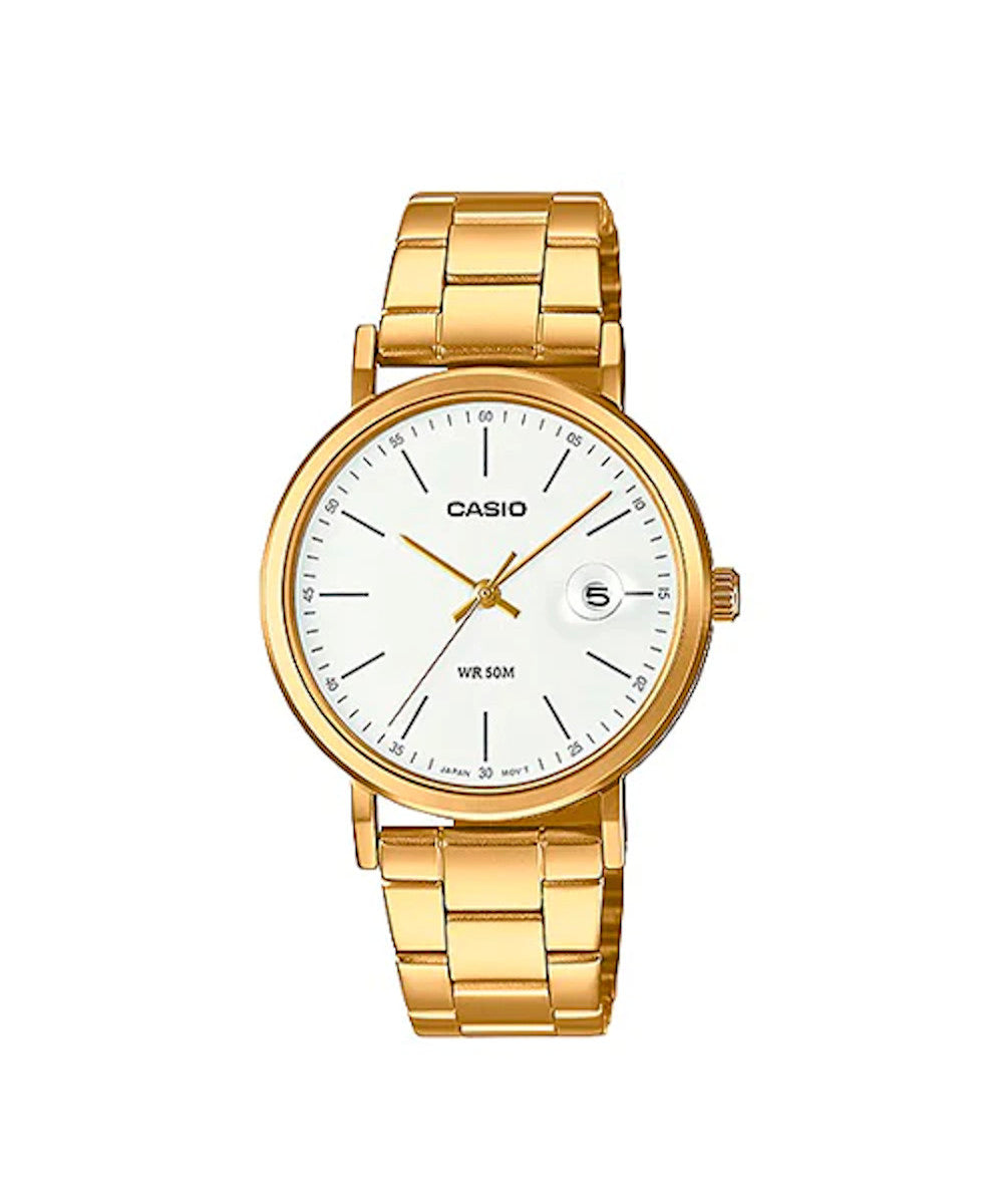 RELOJ PARA MUJER CASIO LTP-E175G-7EVDF -BLANCO