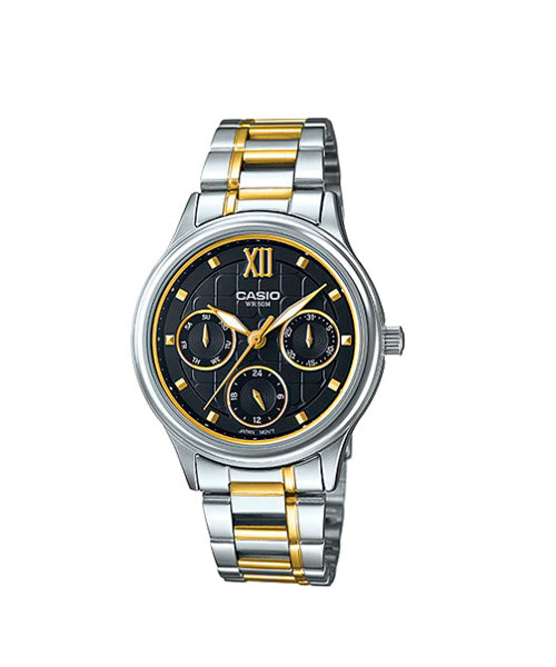 RELOJ PARA MUJER CASIO LTP-E306SG-1AVDF -PLATEADO