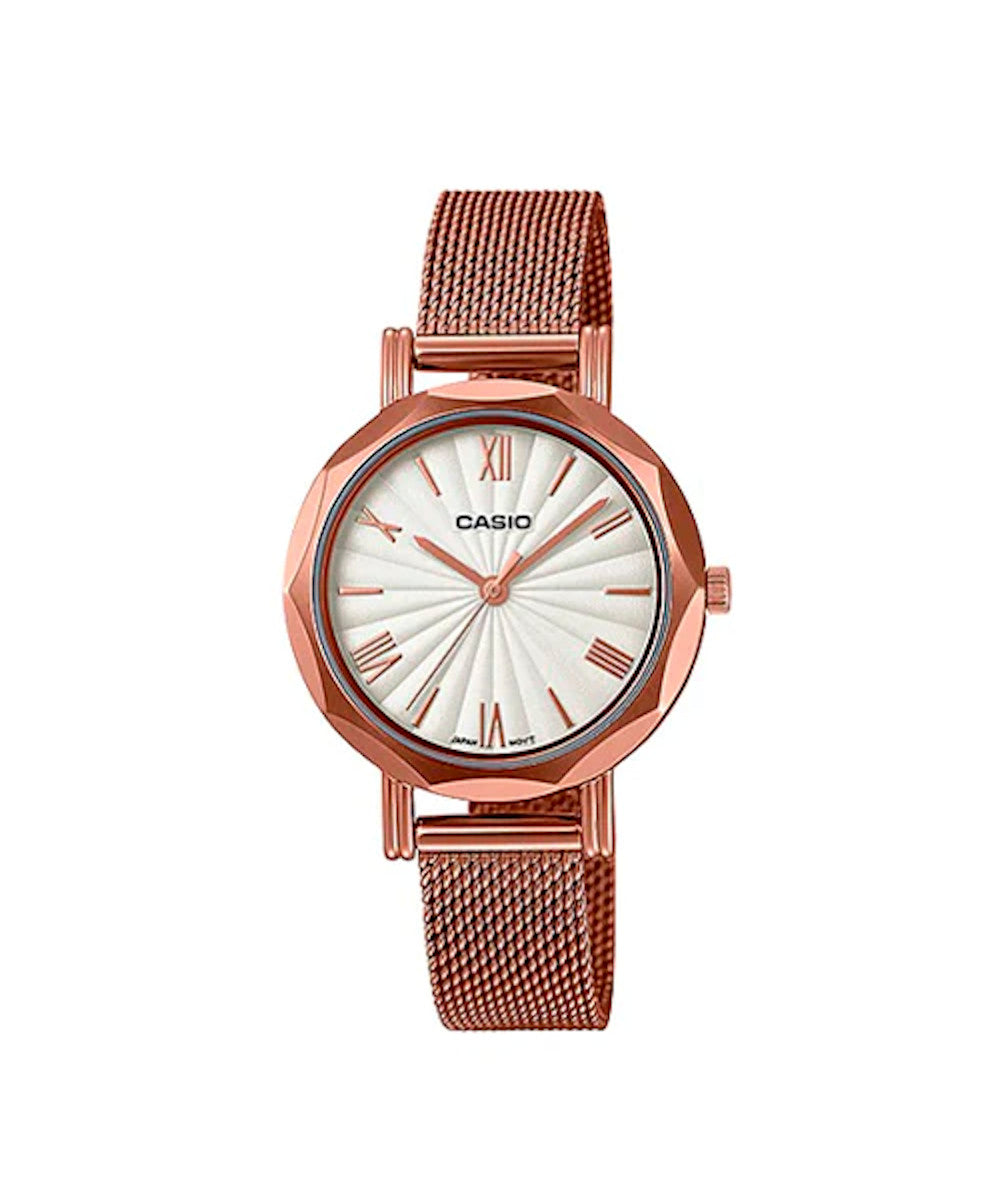 RELOJ PARA MUJER CASIO LTP-E411MR-7ADF -BLANCO