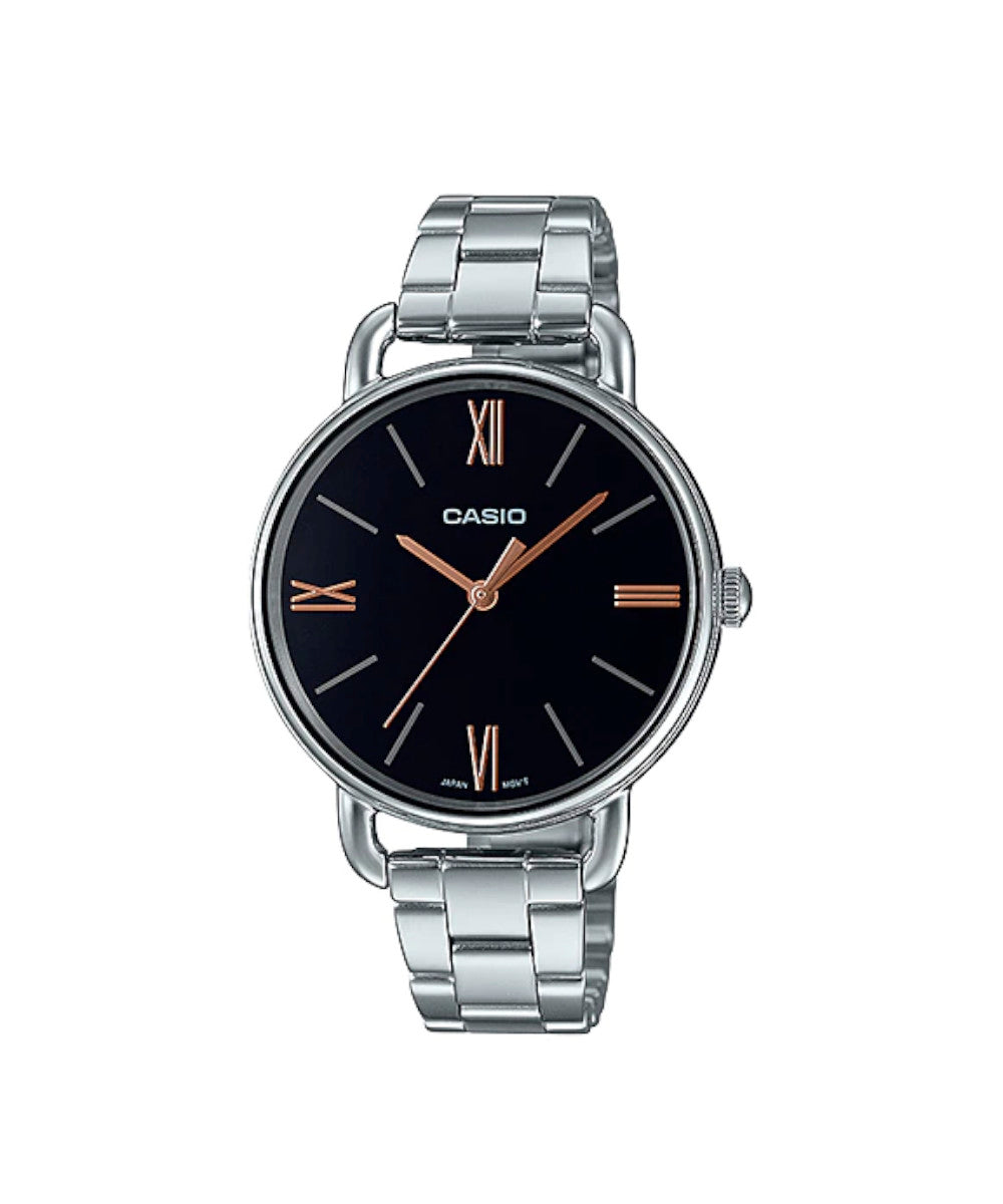 RELOJ PARA MUJER CASIO LTP-E414D-1ADF -NEGRO