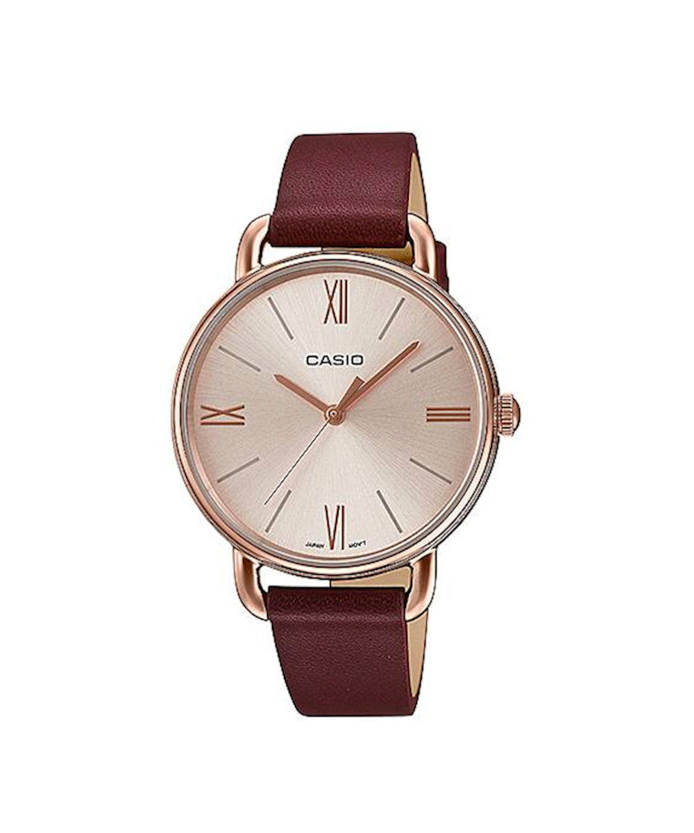 RELOJ PARA MUJER CASIO LTP-E414PL-5ADF -CAFÉ