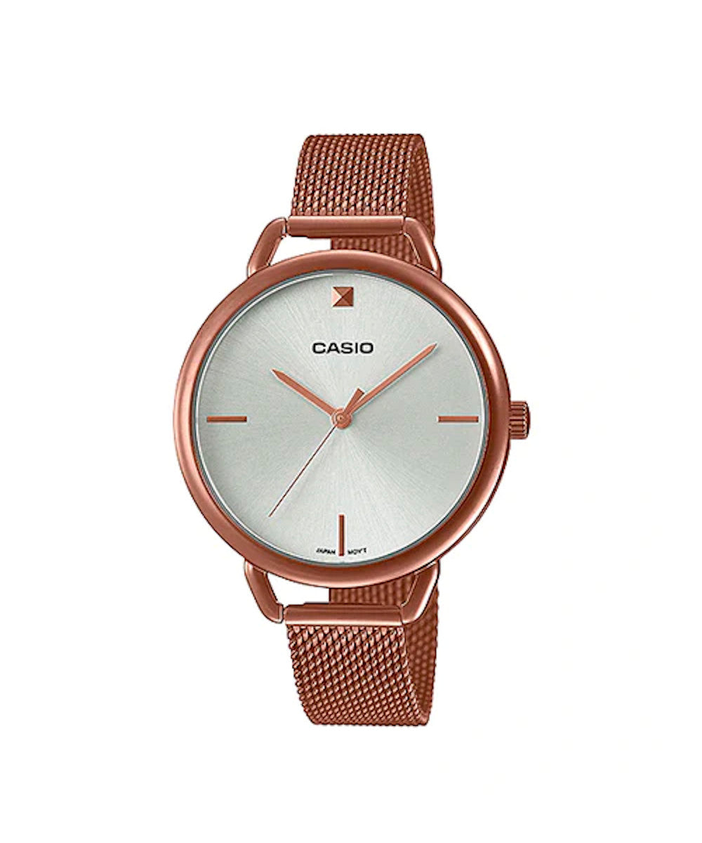 RELOJ PARA MUJER CASIO LTP-E415MR-7CDF -BLANCO