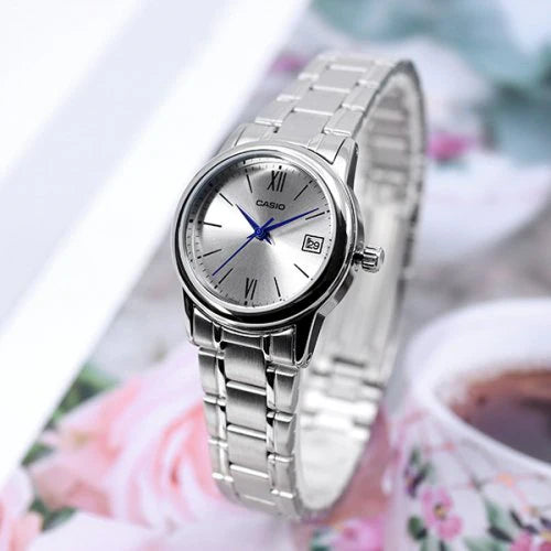 RELOJ PARA MUJER CASIO LTP-V002D-7B3UDF -BLANCO