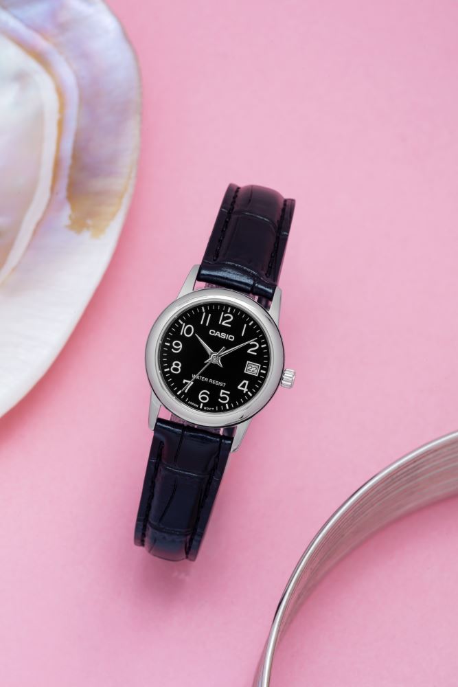 RELOJ PARA MUJER CASIO LTP-V002L-1BUDF -NEGRO