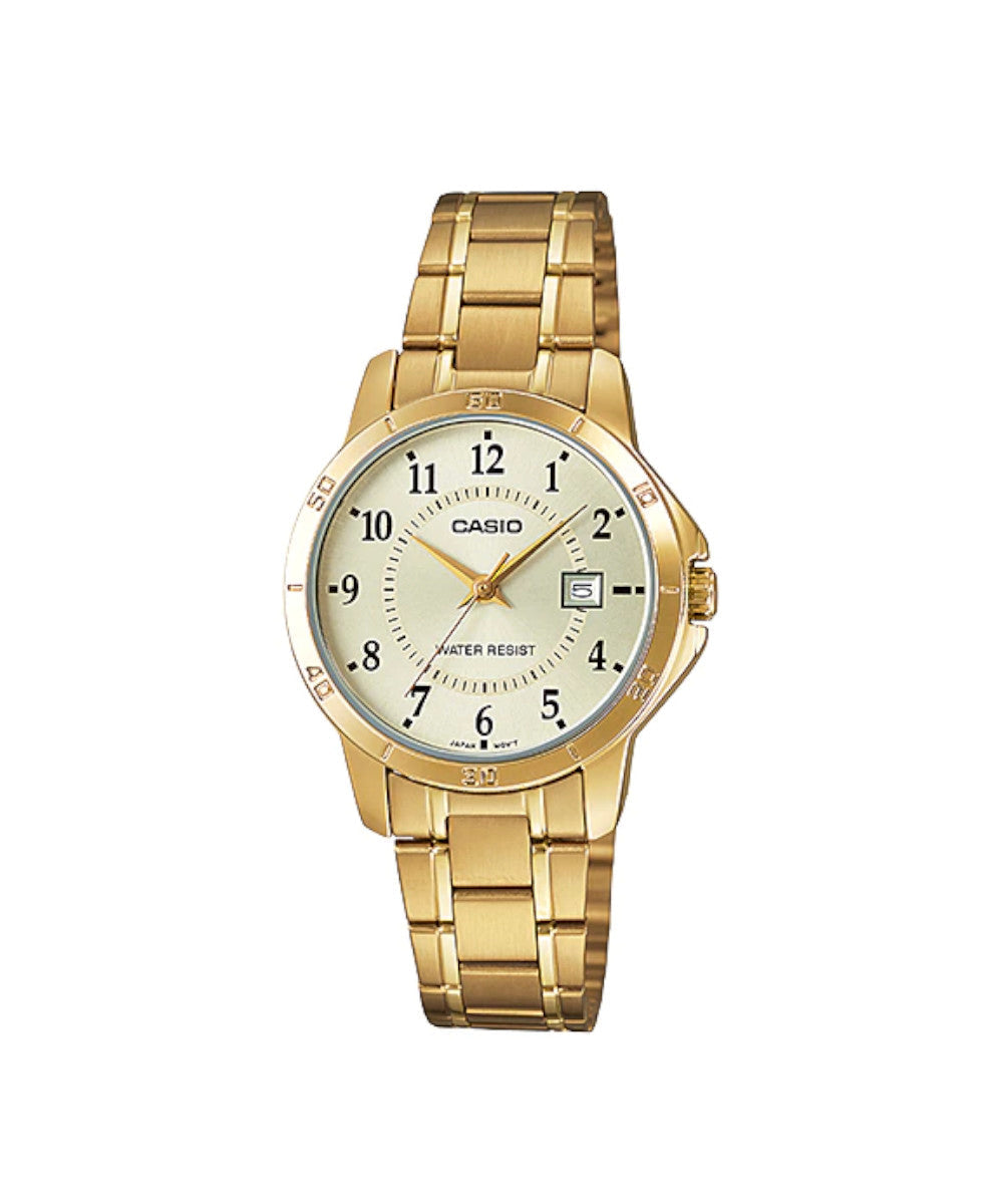 RELOJ PARA MUJER CASIO LTP-V004G-9BUDF -DORADO