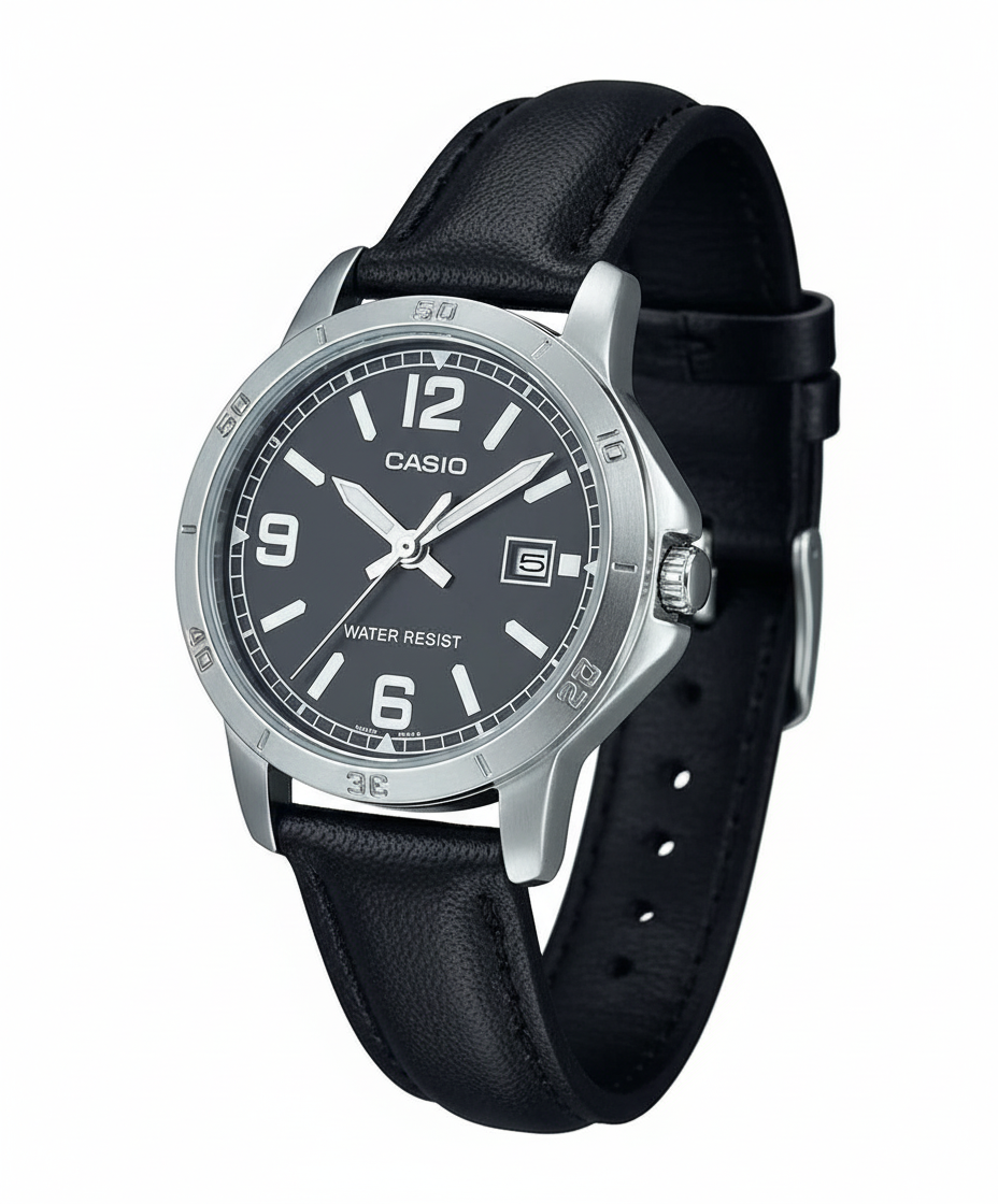 RELOJ PARA MUJER CASIO LTP-V004L-1BUDF -NEGRO