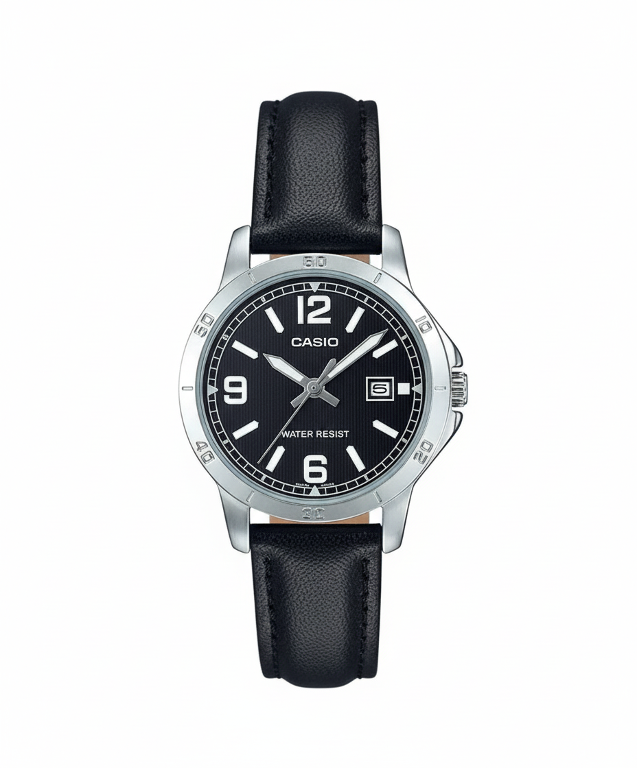 RELOJ PARA MUJER CASIO LTP-V004L-1BUDF -NEGRO