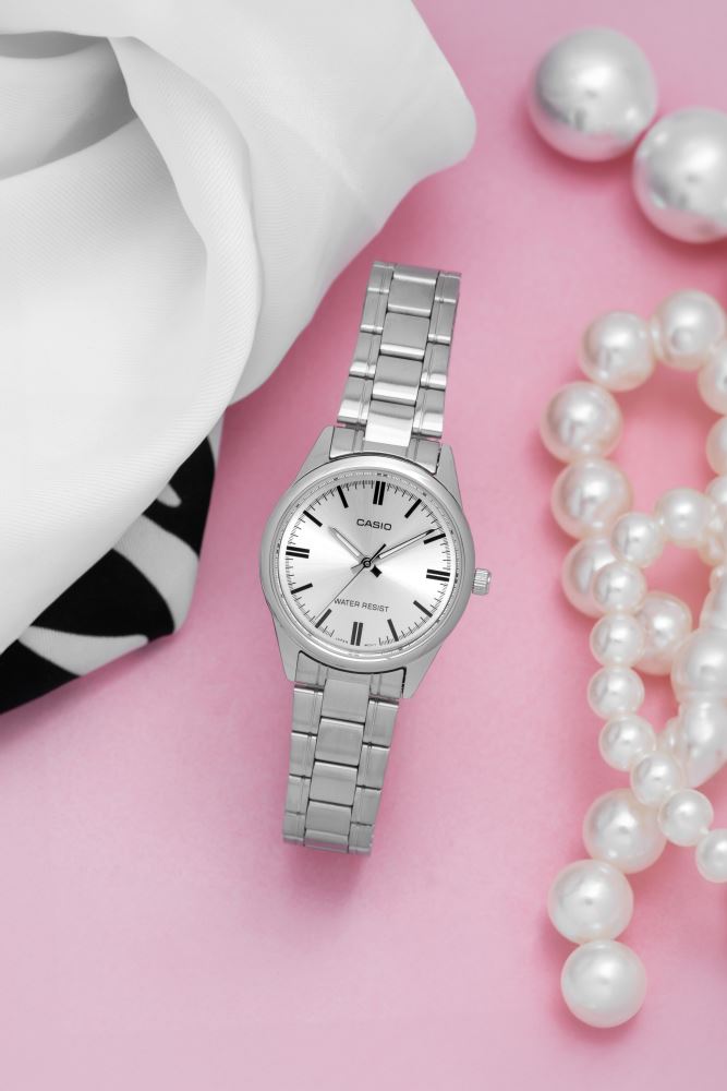 RELOJ PARA MUJER CASIO LTP-V005D-7AUDF -BLANCO