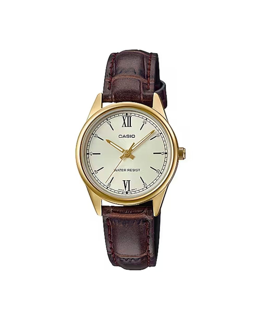RELOJ PARA MUJER CASIO LTP-V005GL-9BUDF -AMARILLO