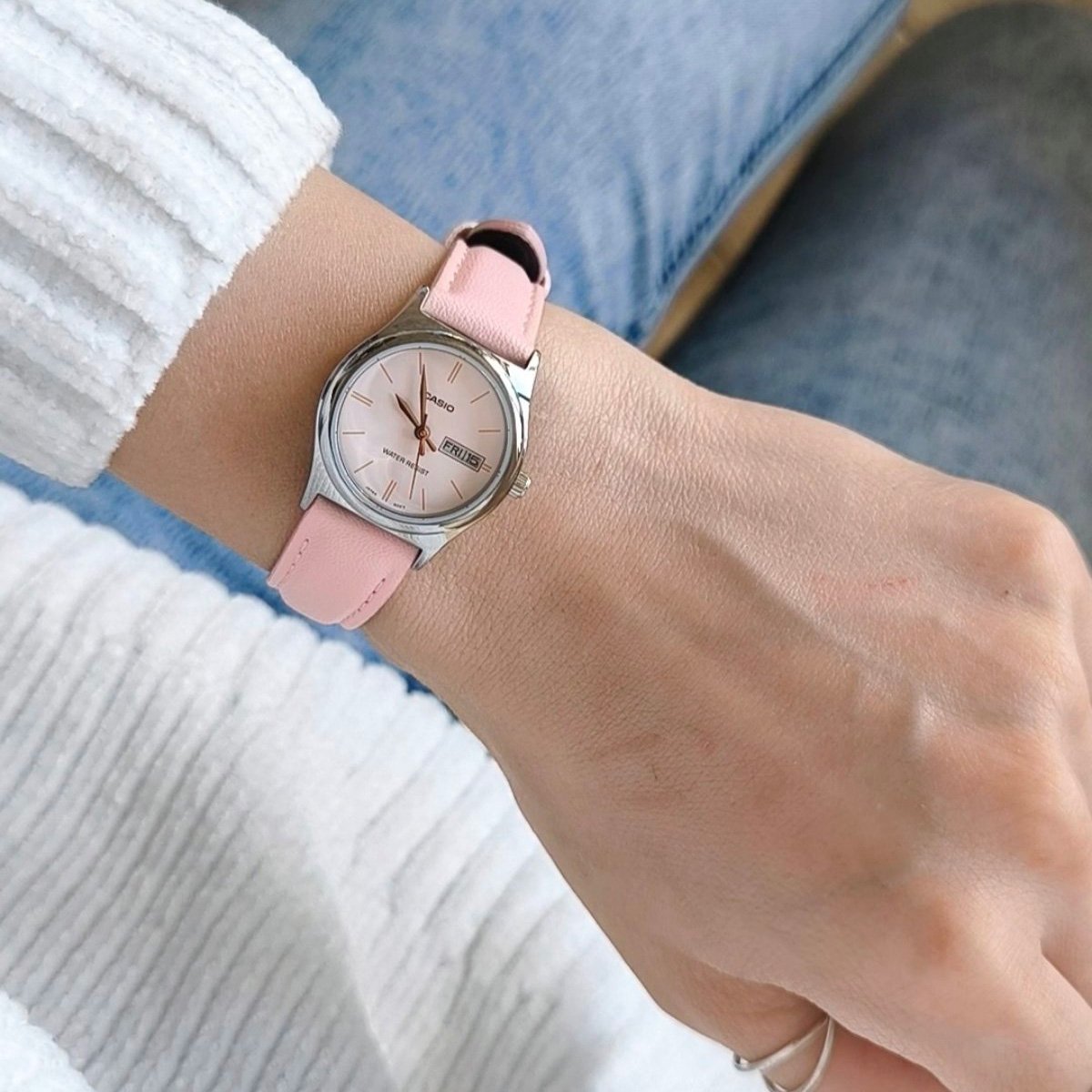 RELOJ PARA MUJER CASIO LTP-V006L-4BUDF -ROSADO