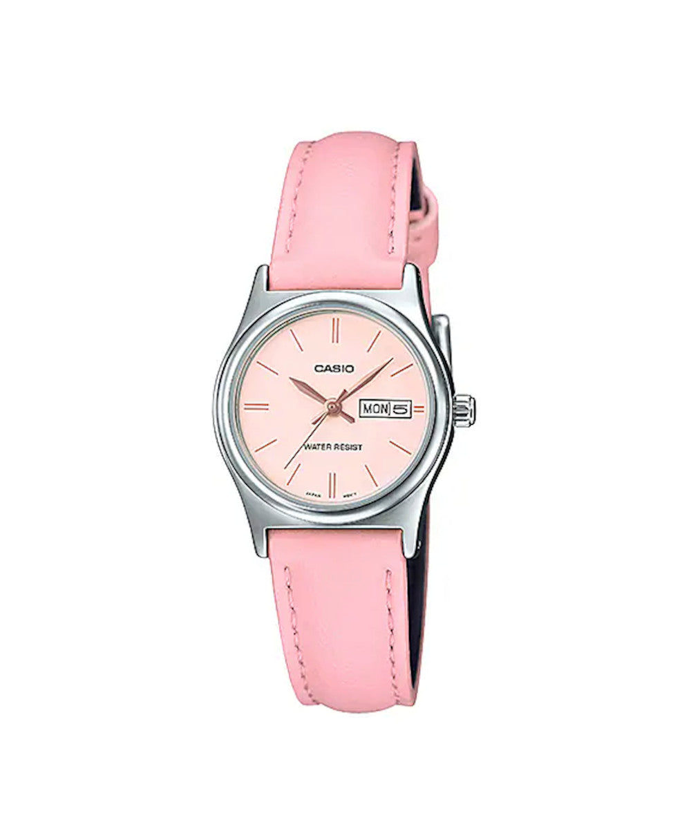 RELOJ PARA MUJER CASIO LTP-V006L-4BUDF -ROSADO