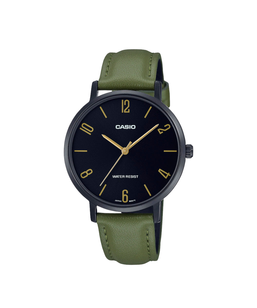 RELOJ PARA MUJER CASIO LTP-VT01BL-3BUDF -VERDE