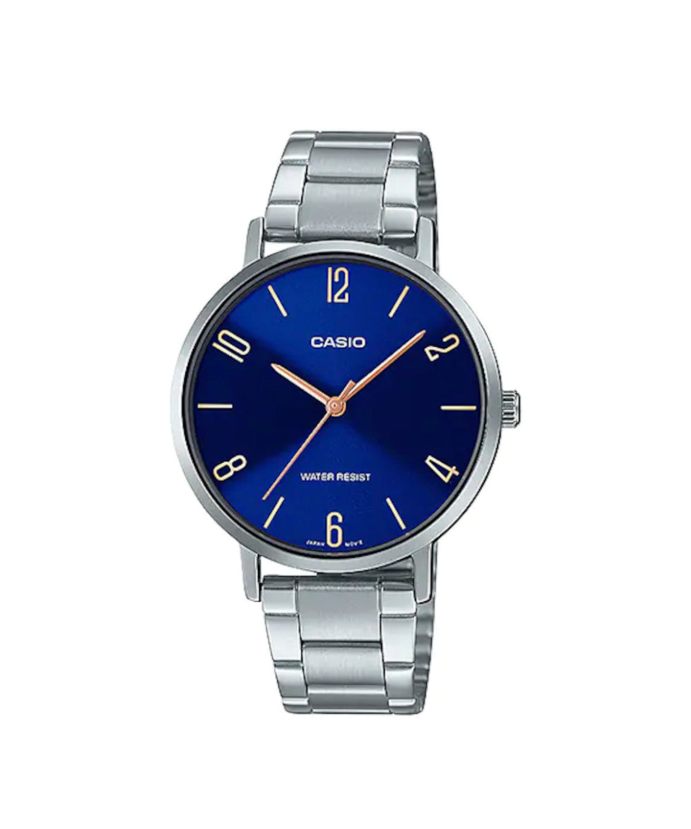 RELOJ PARA MUJER CASIO LTP-VT01D-2B2UDF -AZUL