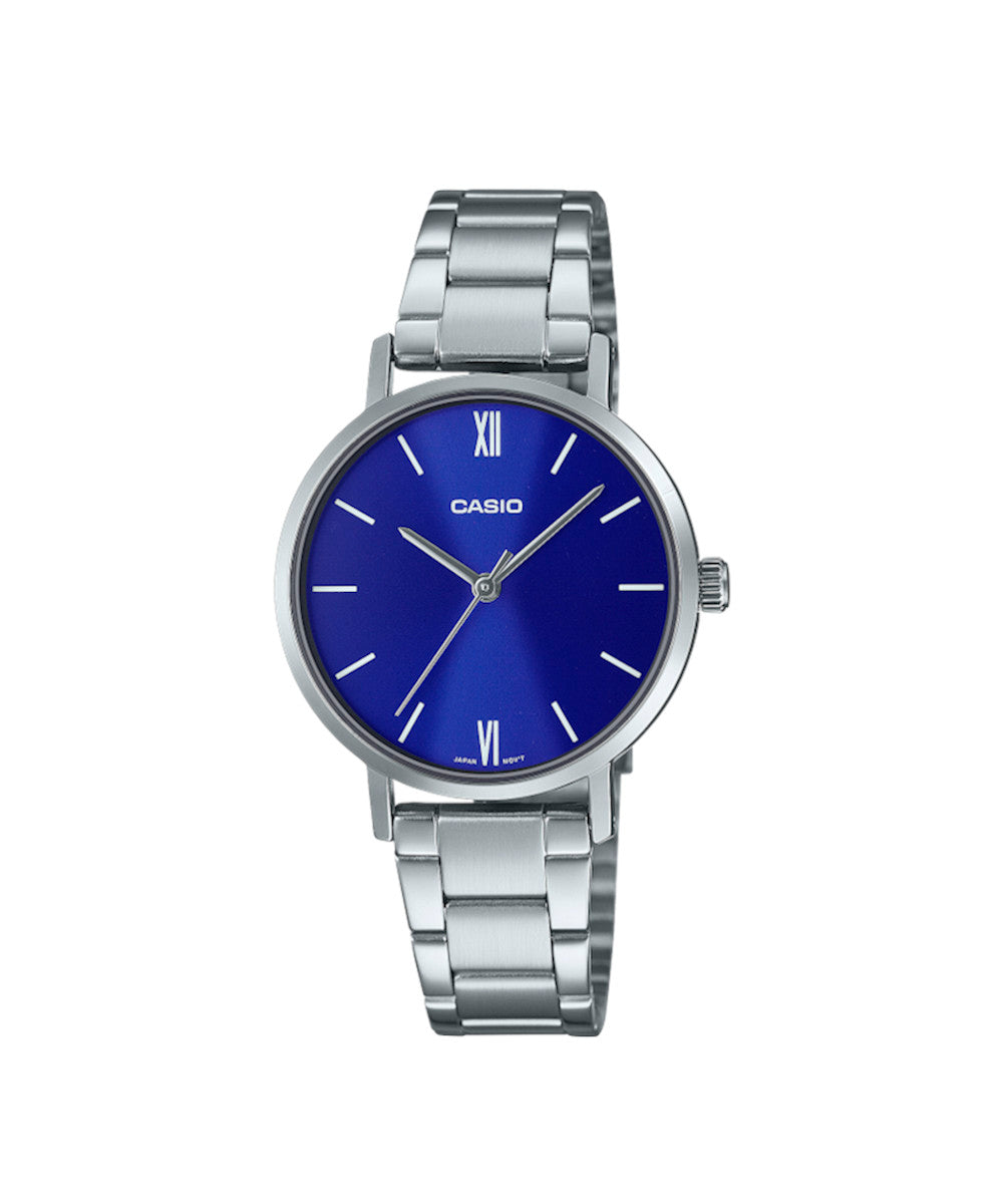 RELOJ PARA MUJER CASIO LTP-VT02D-2AUDF -AZUL