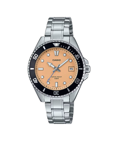 RELOJ PARA HOMBRE CASIO MDV-10D-4A2VDF -NARANJA