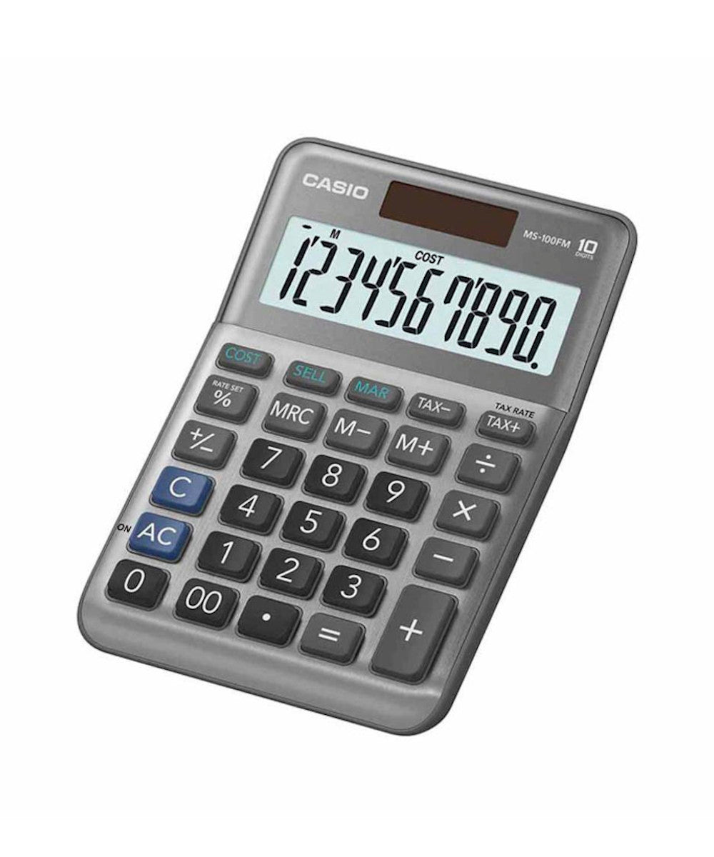 CALCULADORA CASIO MS-100FM-W