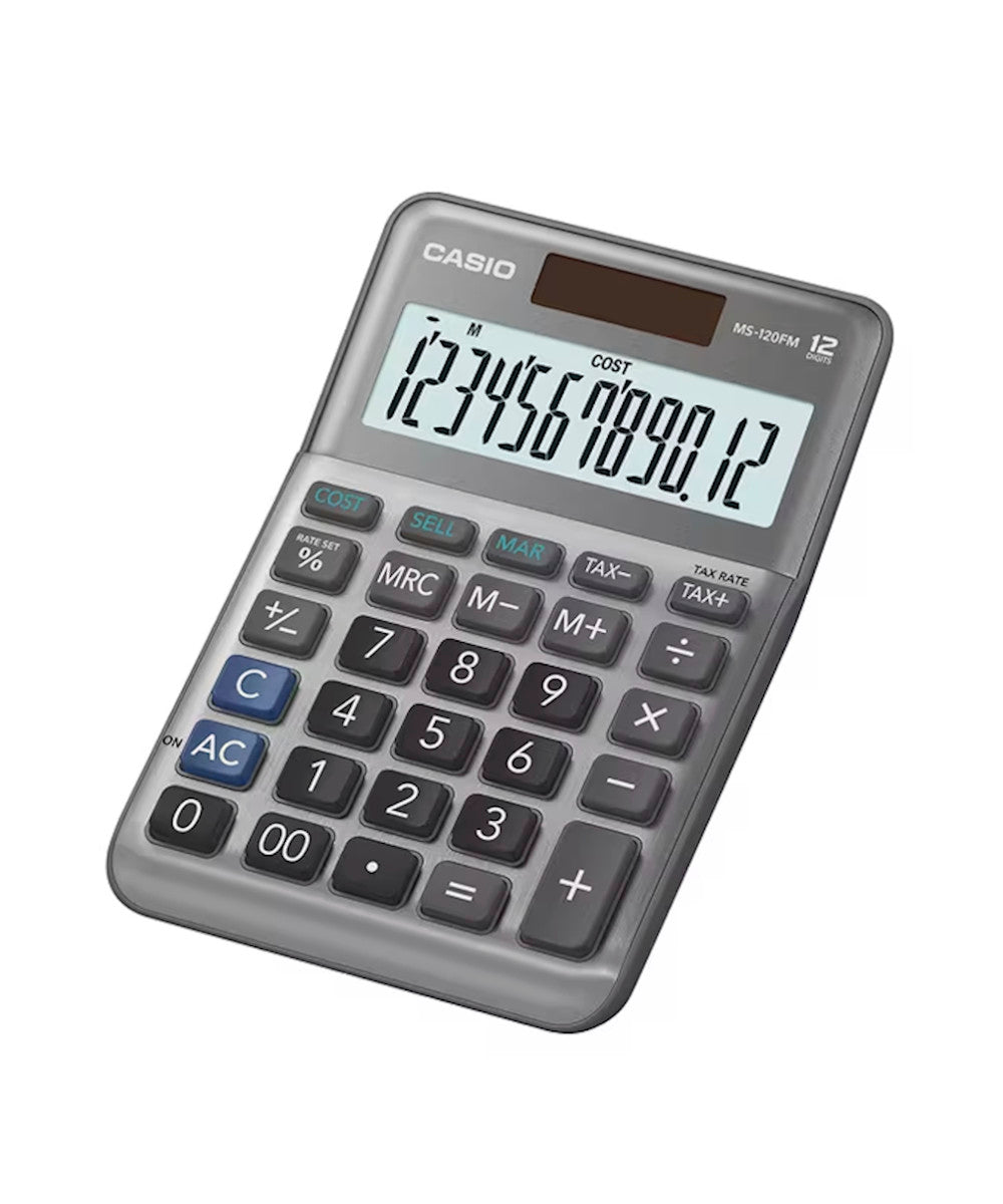 CALCULADORA CASIO MS-120FM-W-DP