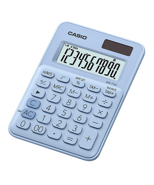CALCULADORA CASIO - MI ESTILO MS-7UC-LB-W-DC