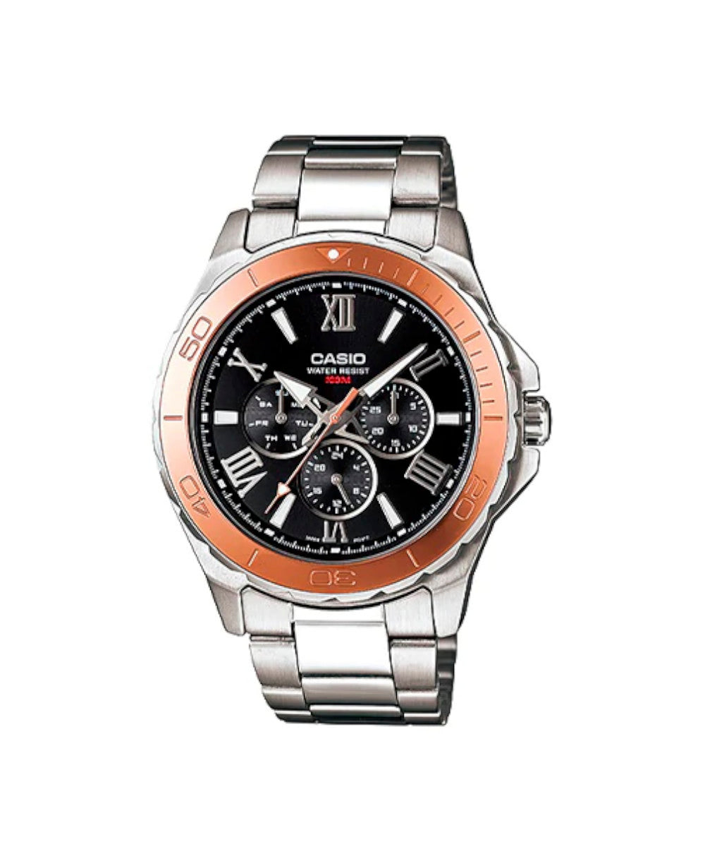 RELOJ PARA HOMBRE CASIO MTD-1075D-1A2VDF -NEGRO