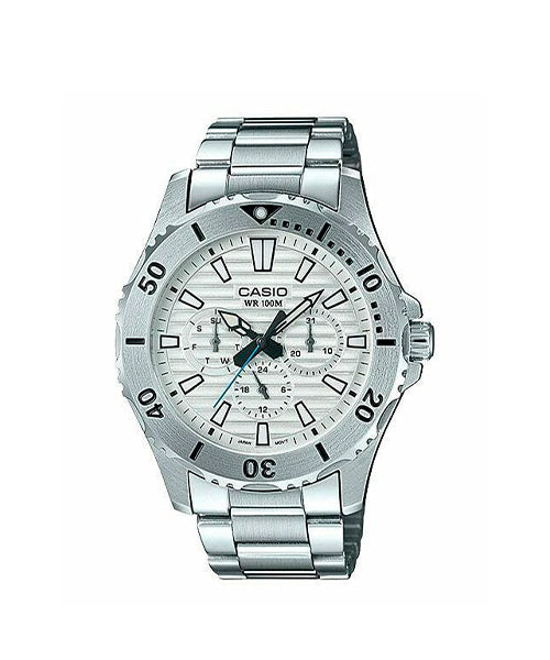 RELOJ PARA HOMBRE CASIO MTD-1086D-7AVDF -BLANCO