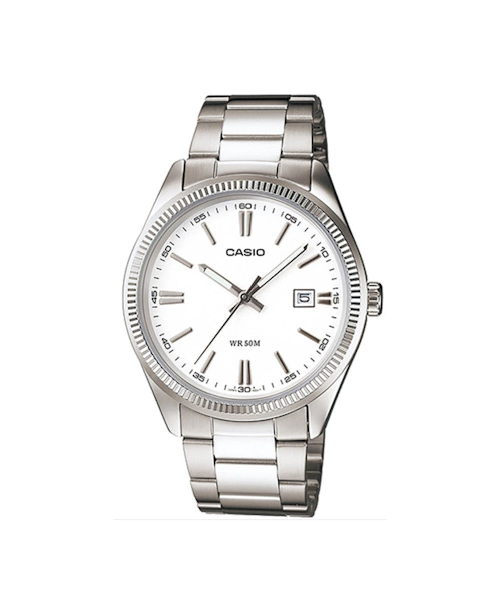 RELOJ PARA HOMBRE CASIO MTP-1302D-7A1VDF -BLANCO