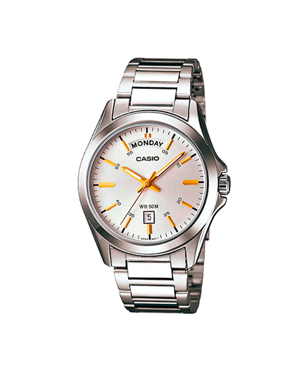 RELOJ PARA HOMBRE CASIO MTP-1370D-7A2VDF -BLANCO